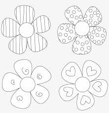 paper flower cut out templates picture freeuse download free printable flower 2291x2253 png download pngkit