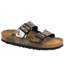 Birkenstock Arizona Soft Footbed Sandals Women S Birkenstock Arizona Soft Footbed Sandal For Men And Women Birkenstock Metallic Birkenstocks Two Strap Sandals