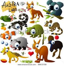 Big Vector Australian Animals Set 88672798 Shutterstock Australian Animals Australia Animals Animals
