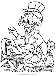 Dagobert 2 Gratis Malvorlage In Comic Trickfilmfiguren Donald Duck Ausmalen