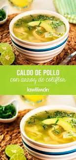 Birria De Res Receta Facil Kiwilimon Caldo De Pollo Con Arroz De Coliflor Receta En 2020 Caldo De Pollo Kiwilimon Recetas Comida Comida