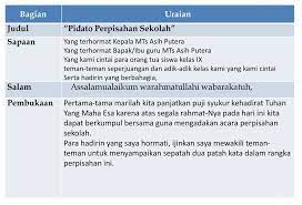 Ingkang menika nyuwun idi saha pangestu panjenengan, pahargyan ing sonten menika badhe kawiwitan. 10 Contoh Struktur Pidato Dalam Berbagai Jenis Dan Pembahasan