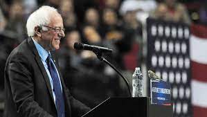 Crowd Goes Wild After Small Bird Lands On Bernie Sanders Podium