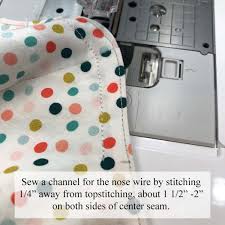 With really shifty fabric (rayon challis, for example) you might even want to hand baste the seam first to match the stripes. Versatile Face Mask Pattern And Tutorial The Crafty Quilter