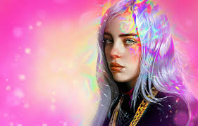 25062019 خلفيات بيلي ايليش billie eilish. Artwork Billie Eilish Cartoon Wallpaper