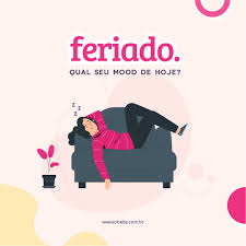 Pagina principal hoje é feriado. Facebook