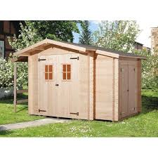Weka Holz Gartenhaus Bologna Natur B X T 340 Cm X 200 Cm Davon 140 Cm Anbaudach Kaufen Bei Obi Gartenhaus Gartenhaus Kaufen Holzgartenhaus