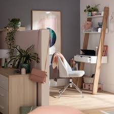 Theo rustic oak wood and white steel frame bookcase or bookshelf with 2 drawers This Compact Ladder Desk Is Ideal For Small Space Dwellers It S Just 65