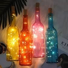 Wine Bottle Cork Lights Do It Yourself Led Bottle Light Wine Bottle Lamp Lighted Wine Bottles