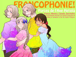 Hetalia France Monaco Canada And Seychelles Hetalia Hetalia France Axis Powers