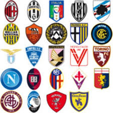 The crest is also embossed all over the front of the jersey. Italian Football Club Logos