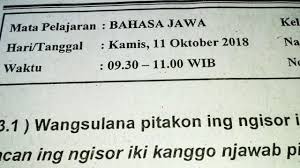 Bahasa Jawa Kelas 2 Sd Semester 1 Ilmusosial Id