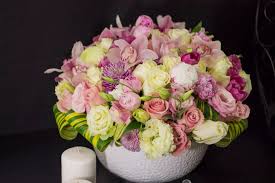 Order fresh flowers with same day hand delivery. Luxurious Arrangement With Peonies Orchids Roses And Mix Flowers By Luxury Flowers Miami