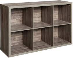 Kousi storage cubes are incredibly easy to set up, and they provide a shelving unit that is durable, affordable, and easy to customize. Amazon Com Closetmaid 1326 Decorative 6 Cube Organizer Weathered Gray Home Kitchen