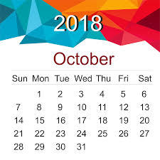 October 2018 Calendar Printable Word Desktop Template November Calendar Calendar Printables October Calendar