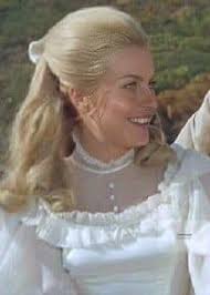 The beautiful actress Sally Ann Howes in scenes with the great Dick Van  Dyke in the movie.. Chitty Chitty Bang Bang for musical wed