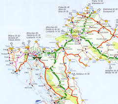 Karte von istrien, dalmatien und dem kvarner. Karte Von Kroatien Karte Der Autobahnen Nord Kroatien