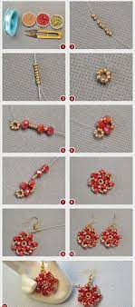 Beebeecraft Seedbead Jewelry Flower Stitchearrings Stitch Seed Bead Tutorials Seed Bead Jewelry Tutorials Beaded Earrings Diy Seed Bead Bracelet Patterns