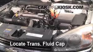 Transmission Fluid Level Check Chevrolet Malibu 2004 2008 2005 Chevrolet Malibu 2 2l 4 Cyl