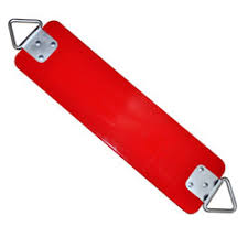 The seat measures 6 x 24 x 5/16 thick. 6 X 24 Epdm Rubber Swing Seat With Steel Insert Red Pss16a Red S130red Shiffler