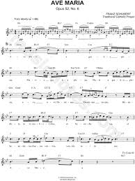 Ellen's third song, was composed by franz schubert in 1825 as part of his op. Franz Schubert Ave Maria Sheet Music Leadsheet In Bb Major Transposable Download Print Sku Mn0088342