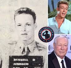 🇺🇲 WWII uncovered: Russell Johnson: From Decorated Pacific Theater  Veteran to Gilligan's Island Russell David Johnson, of Ashley Pennsylvania,  led a hard life before becoming stranded