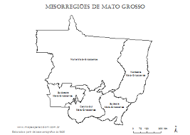 2 países fazem fronteira com o mato grosso do sul: Mapa De Mato Grosso Mapas Para Colorir
