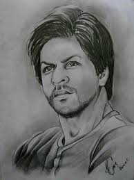 King Khan Srk Shahrukhkhan Celebrity Art Drawings Portrait Sketches Art Drawings Sketches Creative