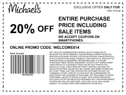 Michaels Coupons 50 Off Coupons Codes November 2020 Michaels Coupon Promo Codes Online Coupons
