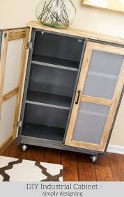 Diy Industrial Cabinet Hack Industrial Cabinet Industrial Decor Diy Industrial Bedroom Furniture