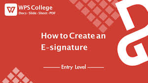 Wps Office Pdf 1 5 How To Create An E Signature Using Wps Office Pdf Tools Tutorial Youtube