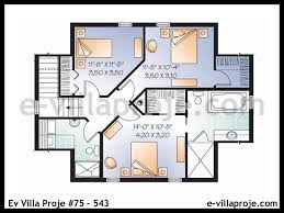 Zemi̇n kat plani ölçek:1/50 1.normal kat plani ölçek. Ev Villa Proje 75 543 Amerikan Villa Projeleri Mustakil Ahsap Ev Villa Kutuk Ev Villa