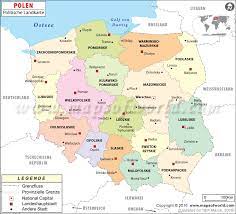 Polen ist ein zentraleuropäisches land und eines der 20 am meisten besuchten länder der welt. Polen Karte Landkarte Polen