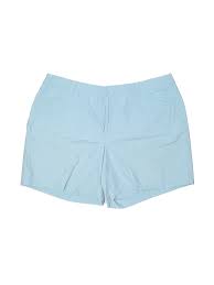 details about dockers women blue khaki shorts 18 plus