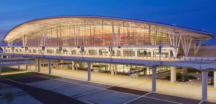 Top airports in the US visual reference