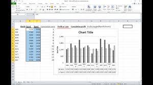 Excel Intro 10 Charts 3 Profit And Loss Chart
