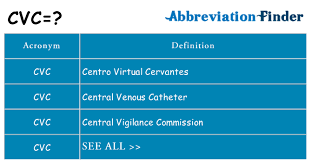 At commercial vehicle contracts, we ensure that every aspect of the car leasing process and van leasing process is seamlessly undertaken with full management on your behalf, meaning you can sit back and relax with the peace of mind that your chosen vehicle will arrive at your desired address matching your required needs. What Does Cvc Mean Cvc Definitions Abbreviation Finder
