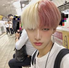 Ulzzang Boy Pink Hair In 2020 Alternative Hair Half Dyed Hair Half And Half Hair