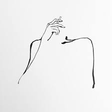 Les Lignes Sensuelles De Frederic Forest Dessins Minimalistes Dessin Visage Et Dessin Minimaliste