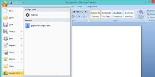 Cara Akses Google Drive Dari Microsoft Word