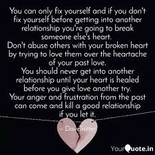 You Can Only Fix Yourself Quotes Writings By Dave Trotter Yourquote