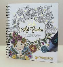 A page from my flower mandalas coloring book that i colored with chameleon markers. Colouring With Chameleon Pens Creative Scrapbooking Ideas Tips