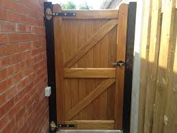 Timber Side Gate Installed In Cottingham Wooden Garden Gate Side Gates Timber Gates