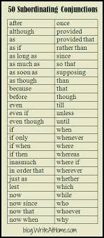50 Subordinating Conjunctions And Why They Matter