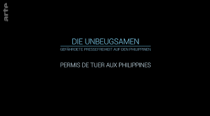 Check spelling or type a new query. Medienkorrespondenz Marc Wiese Die Unbeugsamen Gefahrdete Pressefreiheit Auf Den Philippinen Arte
