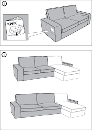 ⎙ ikea kivik manual (assembly instructions manual, 12 pages): Manual Ikea Kivik Sofa Page 12 Of 16 All Languages