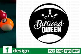 Compatible with cameo silhouette studio, cricut and other cutting machines for any crafting projects. Billiard Queen Graphic By Svgocean Creative Fabrica