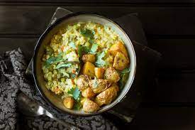Khichdi Indian Rice And Lentils And Potato Fries Recipe On Food52 Recipe Indian Comfort Food Sick Food Food