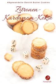 Zitronen Kardamom Kekse Abgewandelte Danish Butter Cookies Platzchen Rezept Lebensmittel Essen Susse Backerei