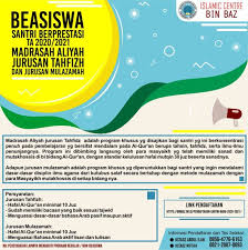 Program Beasiswa Santri Berprestasi Ta 2020 2021 Islamic Centre Bin Baz